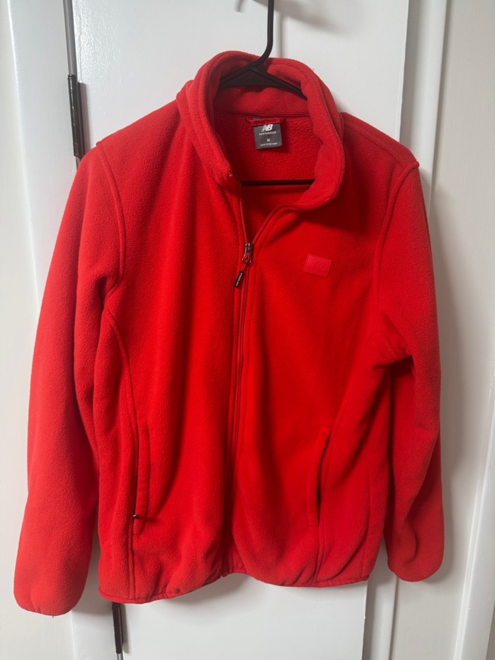 New Balance Bright Red Fleece Jacket